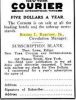 1915 - NY Courier ad