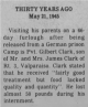 1945-Gilbert Clark released from German POW camp