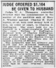 Charles Buffington divorce from Melissa Clark 1922