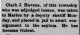 Clark J Havens of Fowlerton - Commited to Insane Asylum 1899